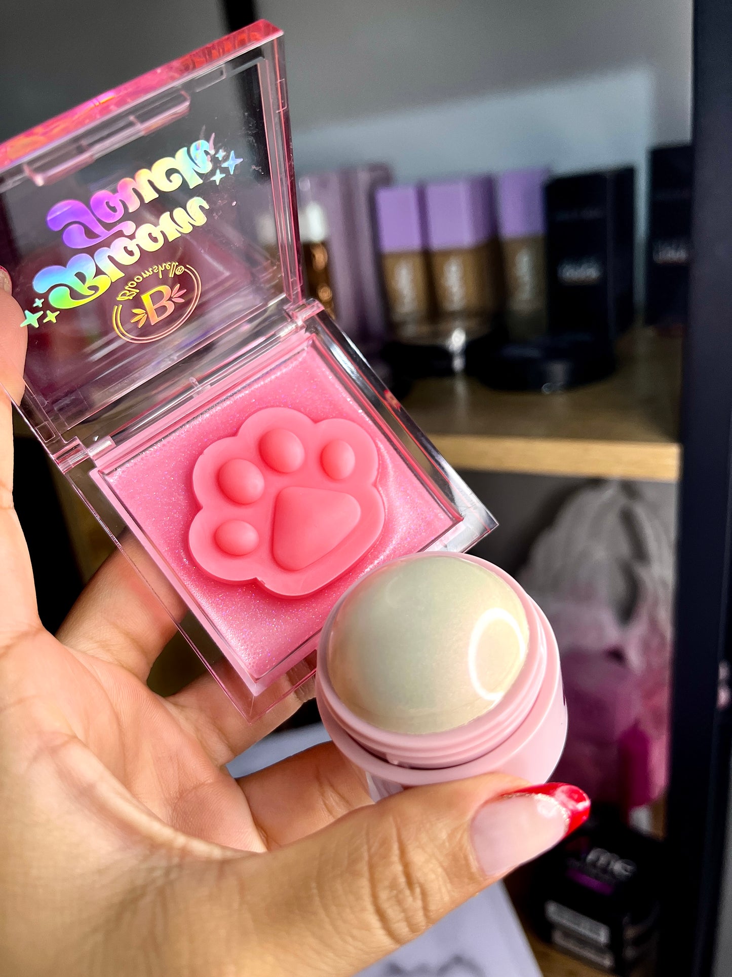 RUBOR BLOOM TOUCH + ILUMINADOR GLOWY TORNASOL