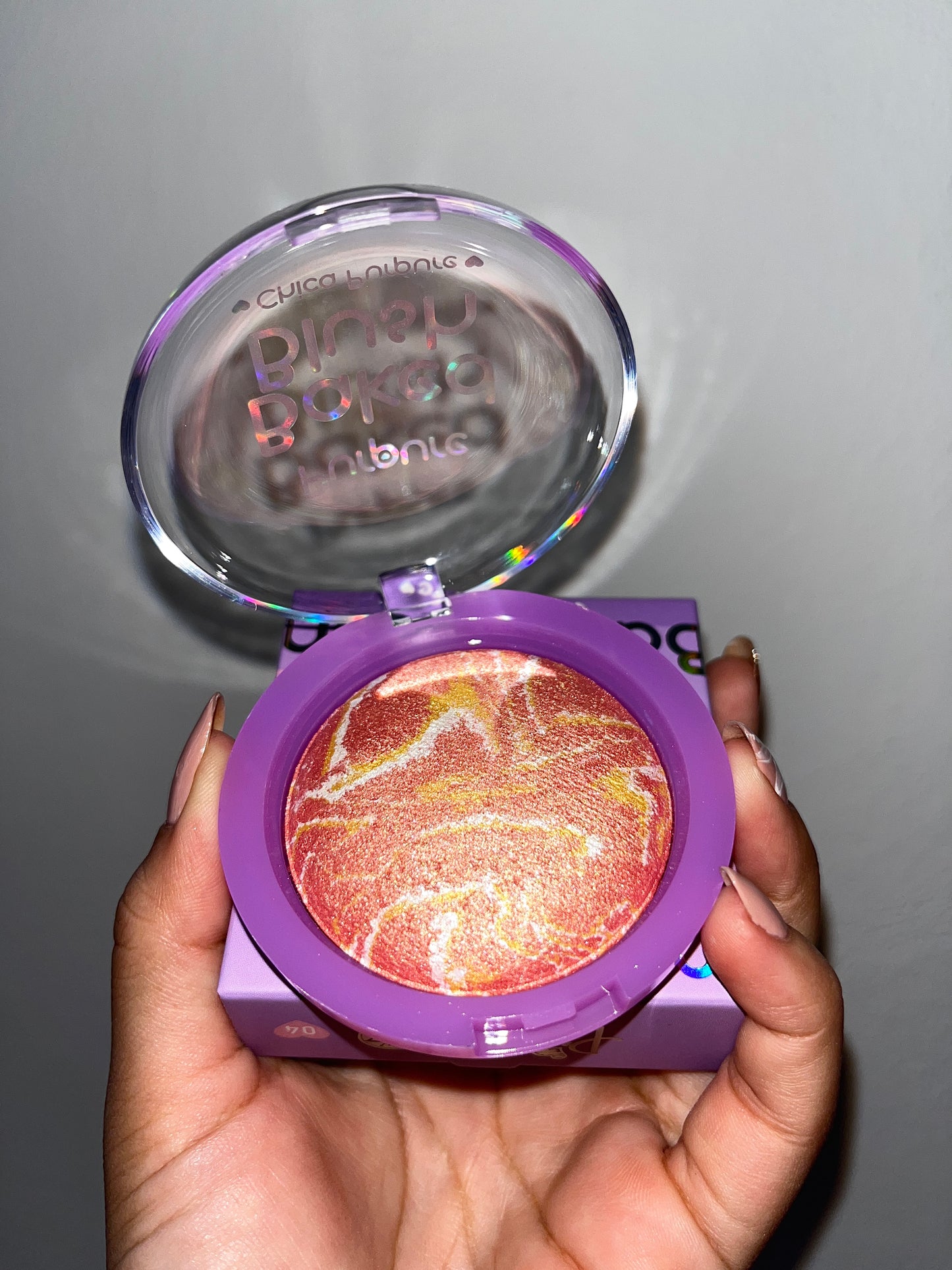 RUBOR BAKED BLUSH PURPURE( TONO 4 )