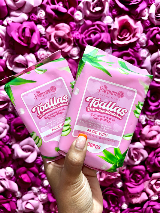 TOALLAS DESMAQUILLADORAS ALOE VERA