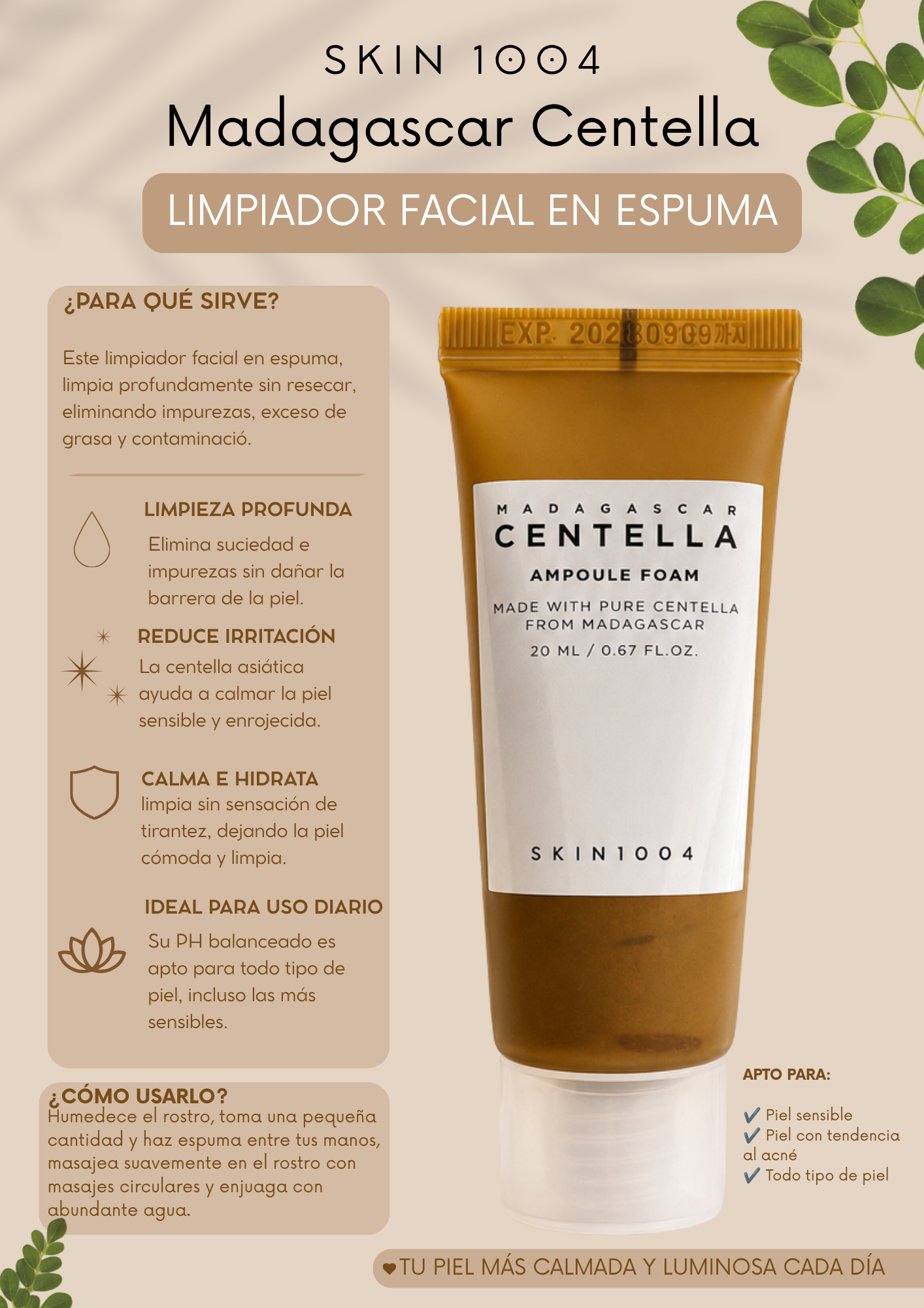 KIT VIAJERO CENTELLA SAKIN 1004