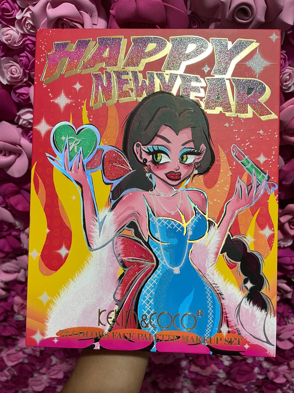 PALETA SOMBRA HAPPY YEAR 45 COLORS
