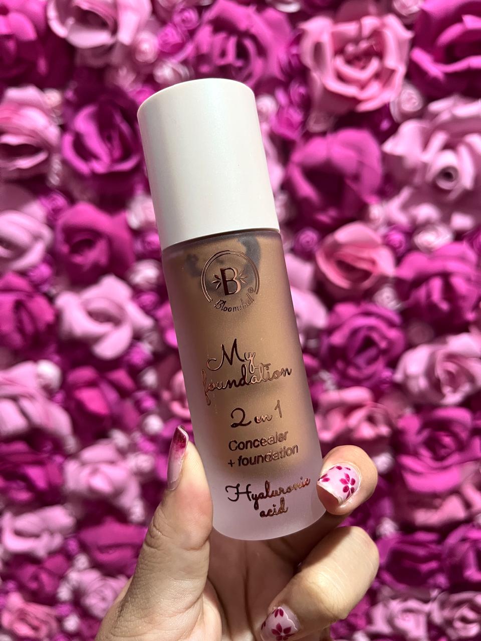 BASE MY FOUNDATION BLOOMSHELL (MEDIUM DEEP 7.5)